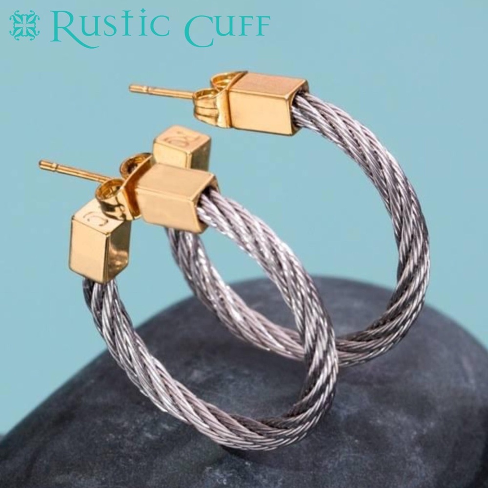 Rustic Cuff Hazel RC Stainless Steel Earrings